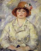Pierre Renoir Aline Charigot(Madame Renoir) oil painting artist